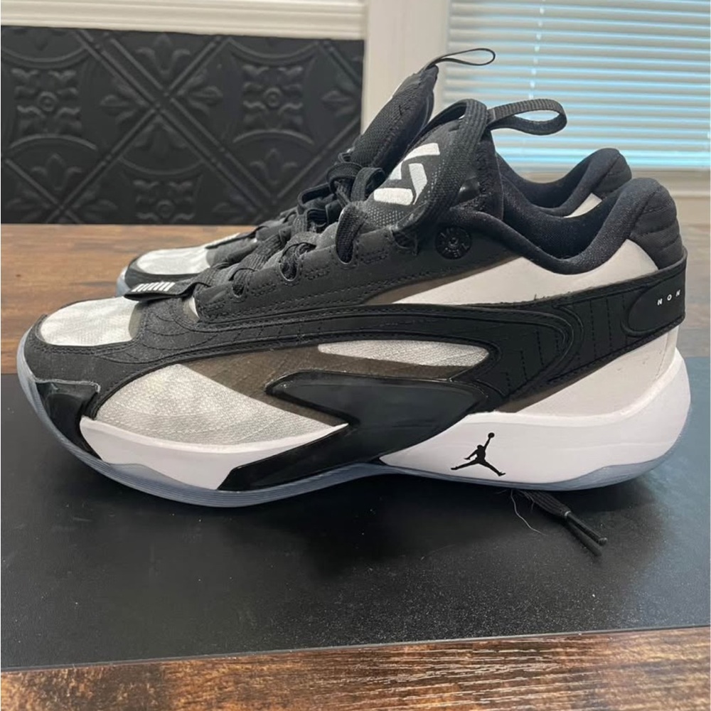 Jordan Black and White Sneakers